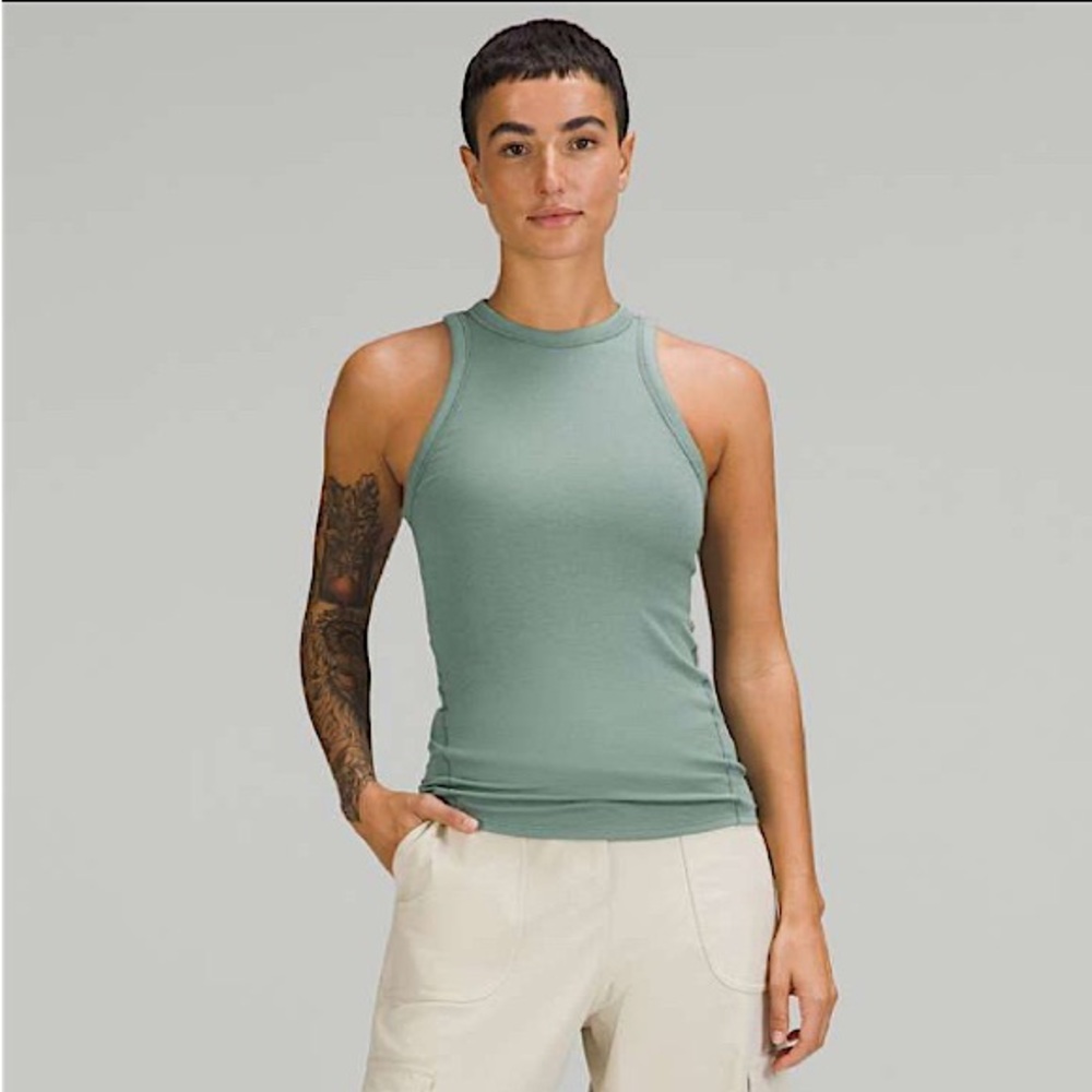 NWT Lululemon Hold Tight Tank Top in 
Tidewater Teal - Size 4